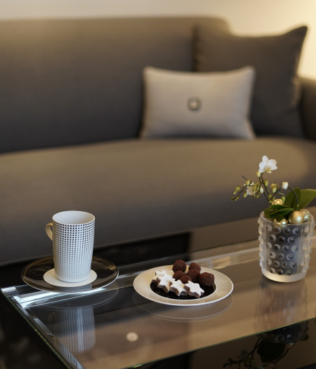 Villa René Lalique Noel Alsace Relais et Châteaux 5 étoiles luxe décorations de Noël