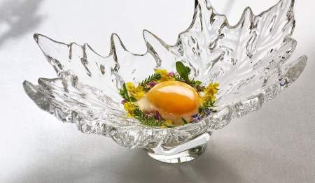 Oeuf Parfait dans la coupe Champs-Elysées de Lalique