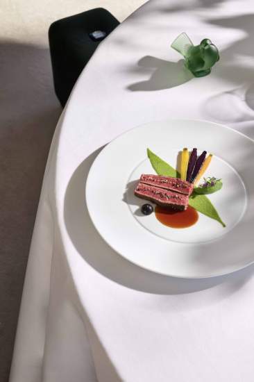 Villa René Lalique Plat Carte Paul Stradner Michelin Restaurant Alsace