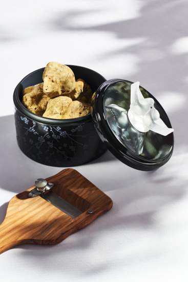 menu caviar et truffe