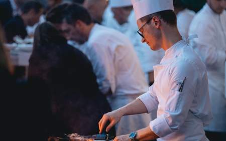 Masterclass de barbecue Villa René Lalique Restaurant 2 étoiles au Guide Michelin en Alsace