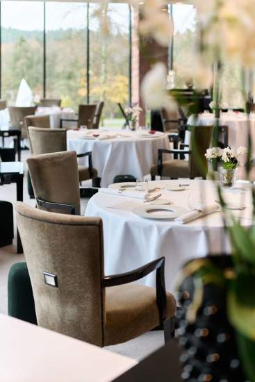 Sternerestaurant im Elsass · Villa René Lalique · Lokal und Service