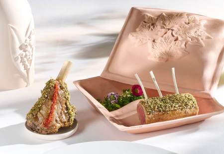 Menu de Pâques Villa René Lalique