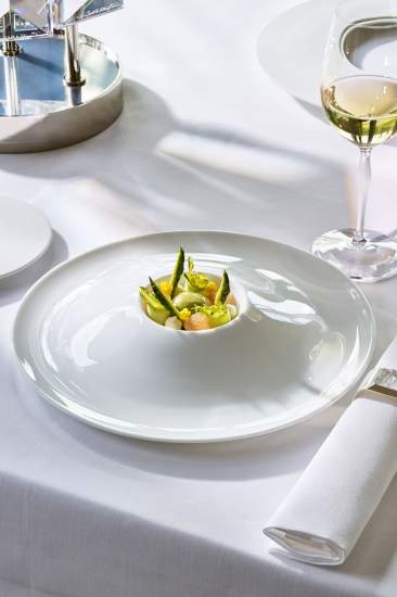 Menu 10 Ans Villa René Lalique Chef Paul Stradner Duo Asperge