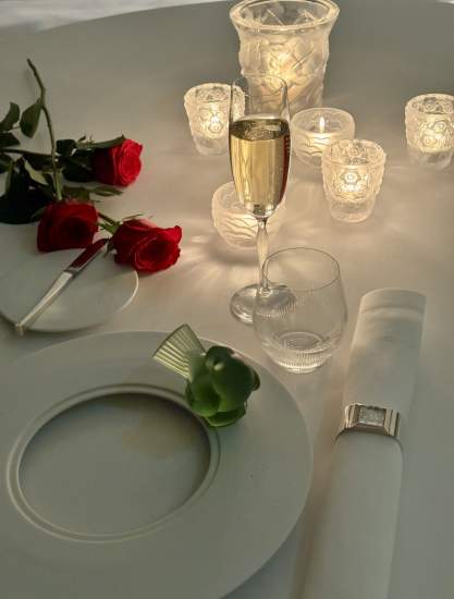 Villa rené Lalique Restaurant gastronomique alsace - Saint Valentin Diner Romantique