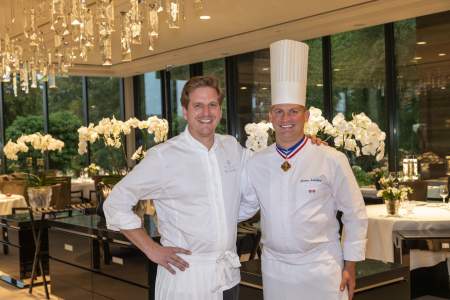Jérome Schilling MOF et Paul Stradner Chef 2 étoiles au Guide Michelin