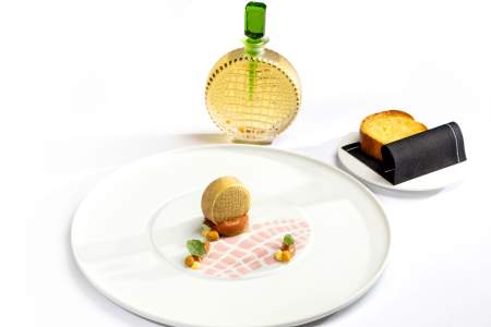 Foie Gras carte printemps 2023 Villa René Lalique