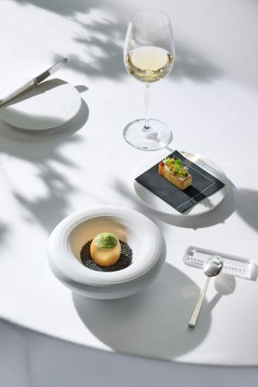 Villa René Lalique 2025 Menu anniversaire 10 Ans Chef Paul Stradner