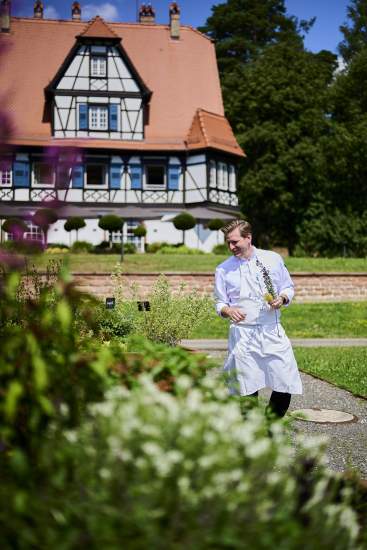 Chef Paul Stradner Restaurant Villa René Lalique 2 étoiles Guide Michelin Alsace 