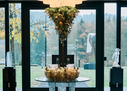 Villa René Lalique Noel Alsace Relais et Châteaux 5 étoiles luxe décorations de Noël
